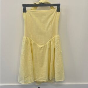 Yellow Mini Dress